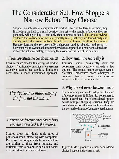 Consideration Set Effect