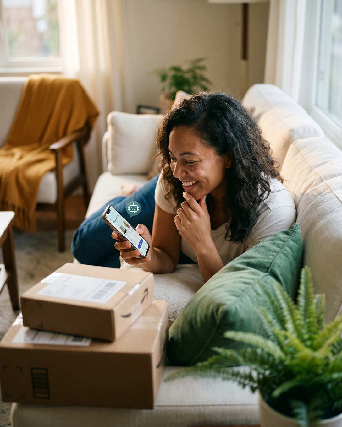 E-commerce customer experience powered by AI support