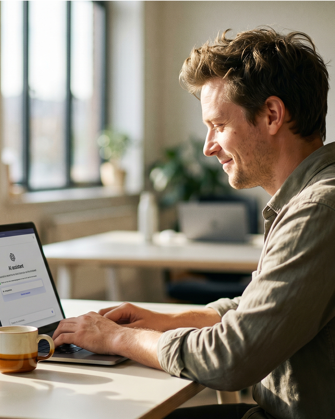 SaaS and tech team using AI assistant tools